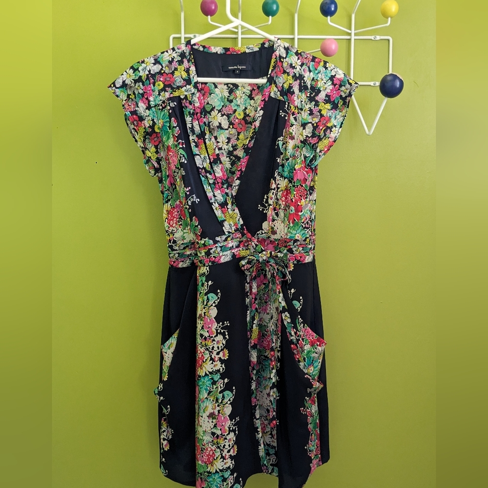 Nanette Lepore silk wrap dress